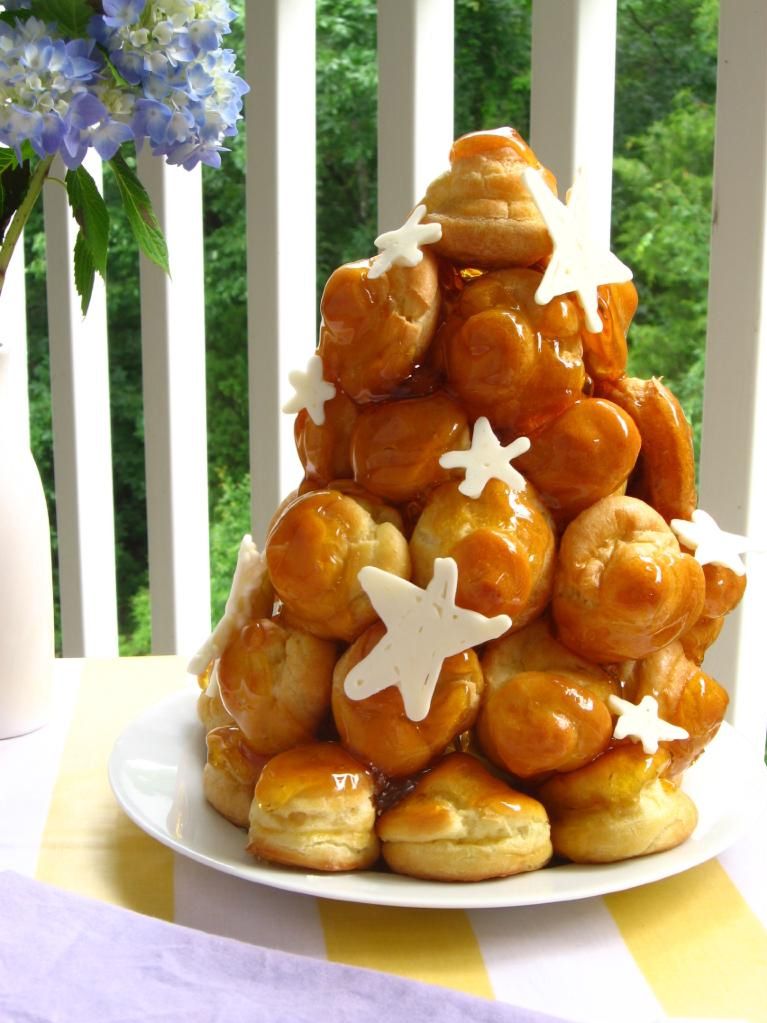 Caramel Cream Croquembouche Willow Bird Baking